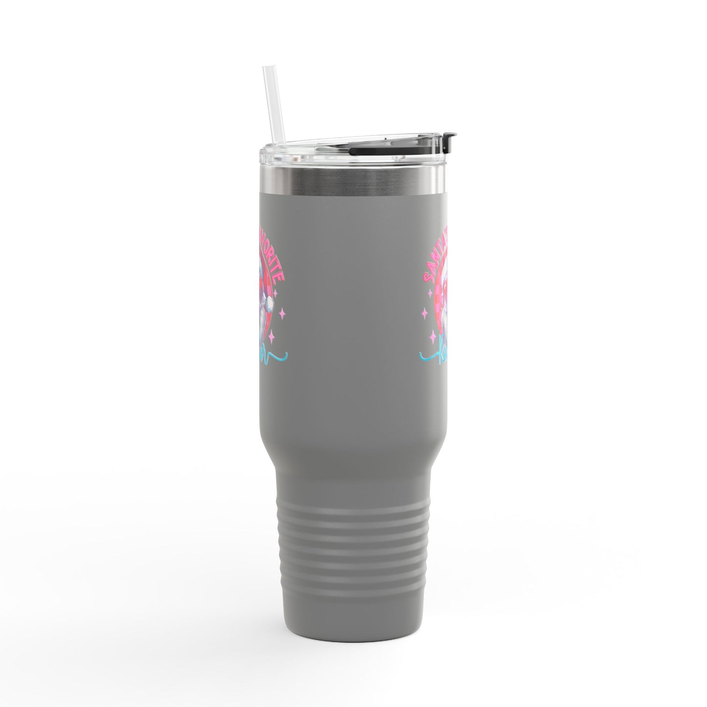 Santa’s Favorite Realtor Tumbler – 40 oz Stainless Steel Mug with Holiday Design