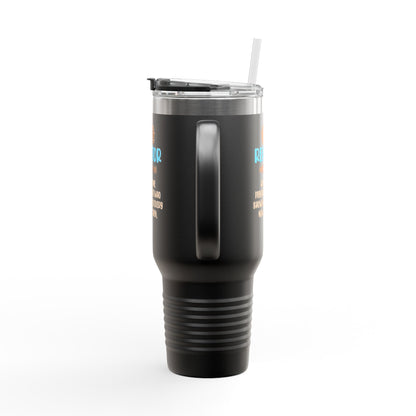 Realtor (n.): Full-Time Therapist. Occasional House Shower. – 40oz Tumbler 🧠🏘️☕