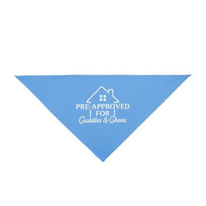 Funny Realtor Dog Bandana – Pre-Approved for Cuddles & Chaos