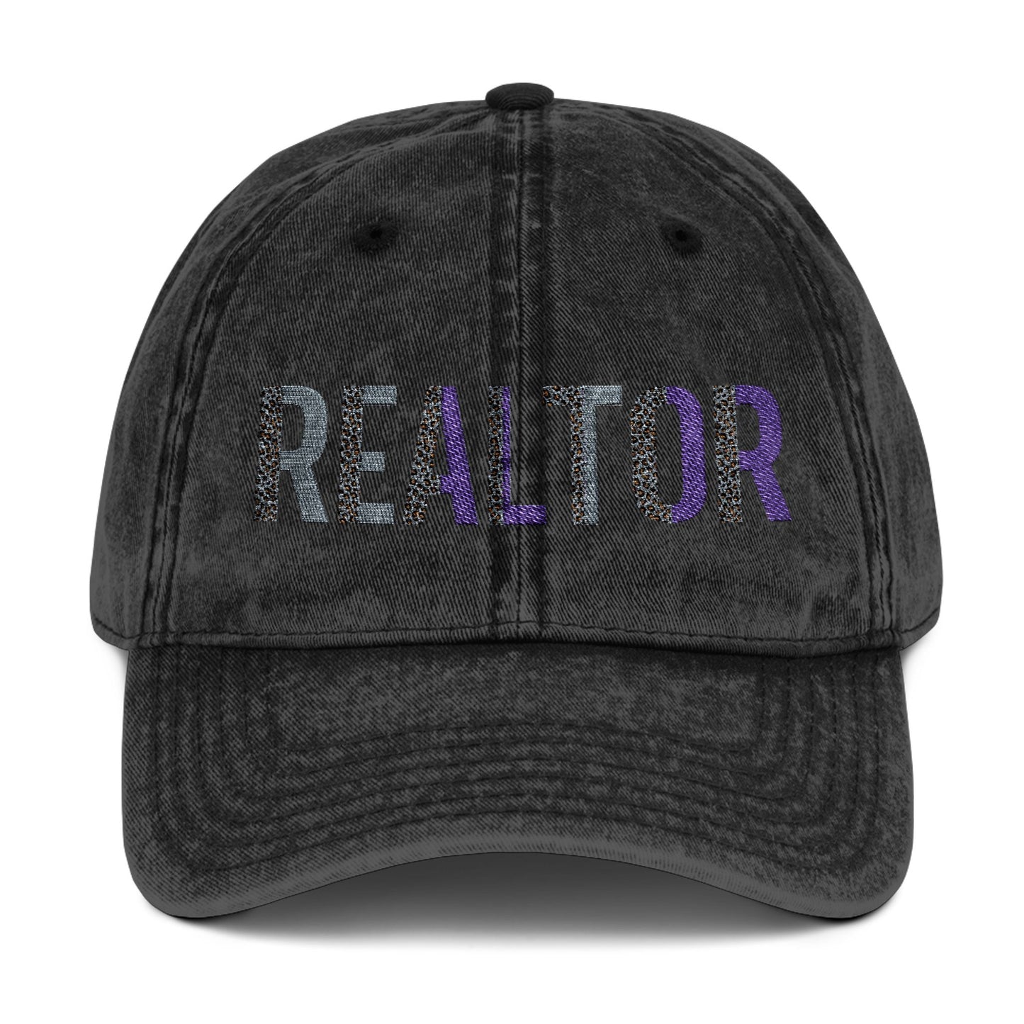 REALTOR Pride Hat – Rainbow Lettering Real Estate Cap