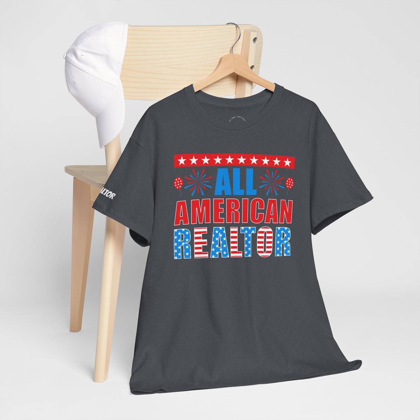 🎇 All American Realtor Tee – Red, White, & Ready to List! 🇺🇸🏠