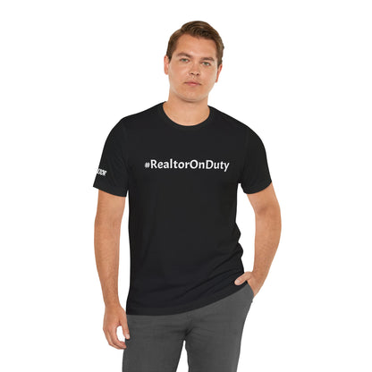 "Realtor On Duty – Will Sell Houses for Coffee!"