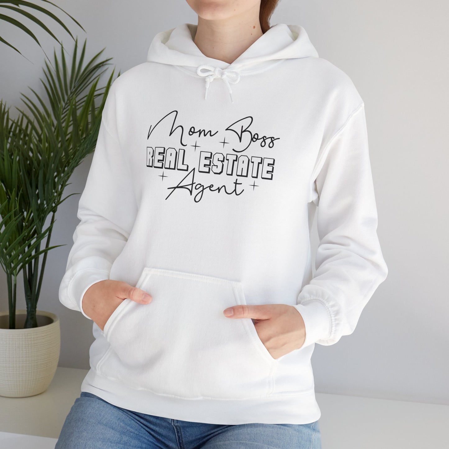 🏡 Mom Boss Real Estate Agent Hoodie – Because Selling Homes & Mom Life Never Stops! 🏡