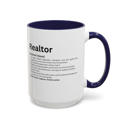 Funny Realtor Definition Coffee Mug (11, 15oz)