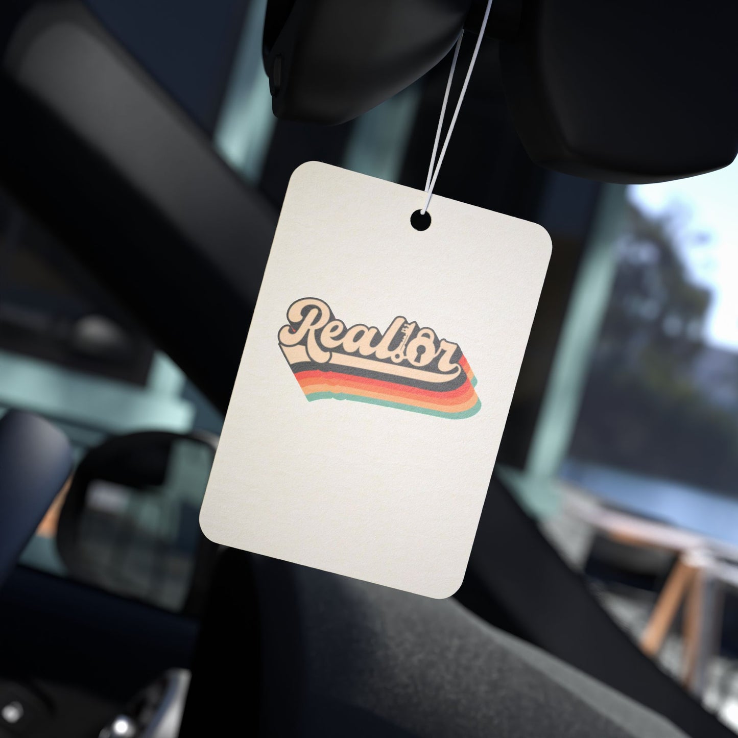 🌈 Retro “Realtor” Air Freshener – Groovy Scents for Vintage Vibes 🌈