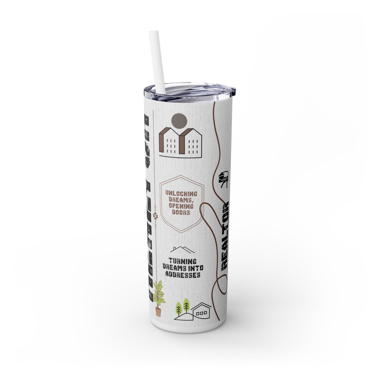 Realtor Tumbler 20oz – Home Sweet Sold Modern Minimalist Wrap
