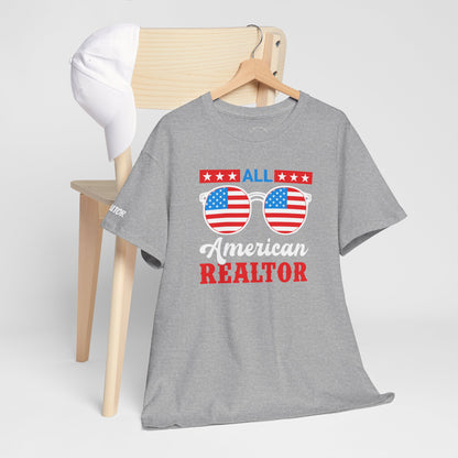 All American Realtor Tee – Selling Homes in Star-Spangled Style