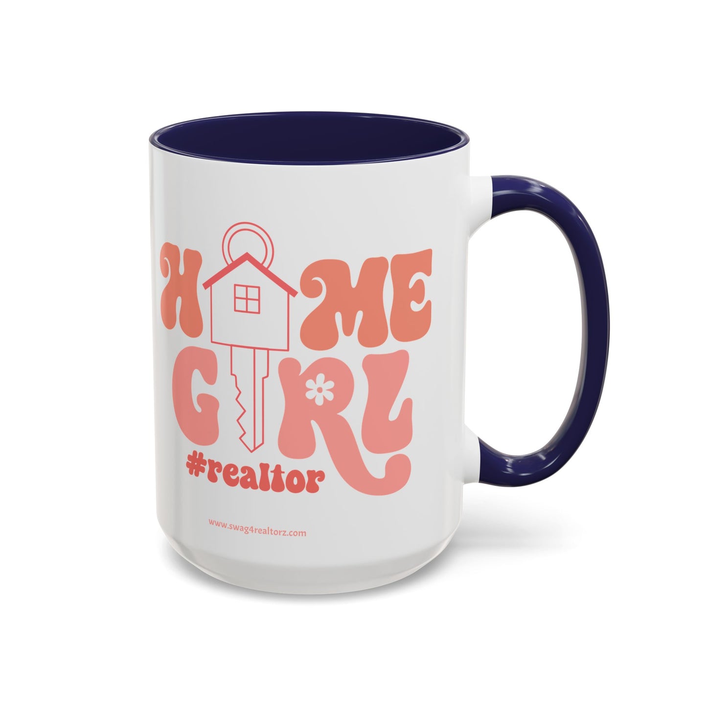 Home Girl Realtor Accent Coffee Mug (11, 15oz)