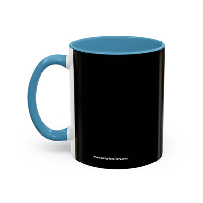 Ask Me About Real Estate Realtor Accent Coffee Mug (11, 15oz)