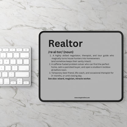 Funny Realtor Definition Gaming Mouse Pad