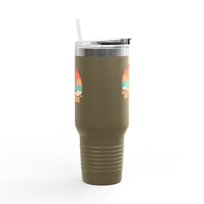 Realtor Retro Heart & Home Tumbler – 40 oz Stainless Steel Mug