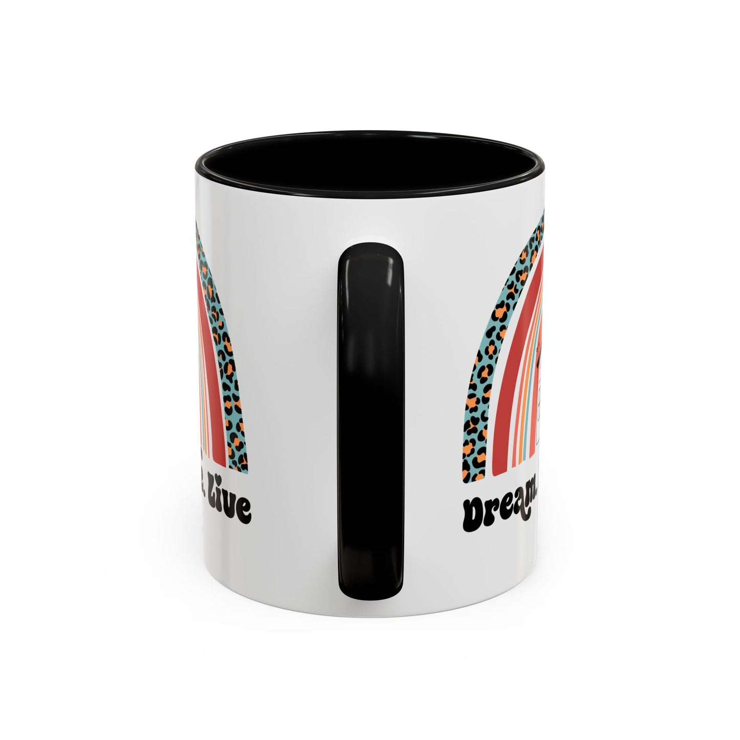 Dream Move Live Realtor Accent Coffee Mug (11, 15oz)