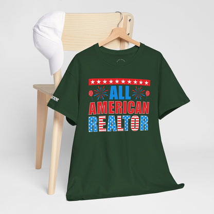 🎇 All American Realtor Tee – Red, White, & Ready to List! 🇺🇸🏠