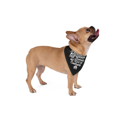 Funny Realtor Dog Bandana – Still Learning Not to Eat the Contracts