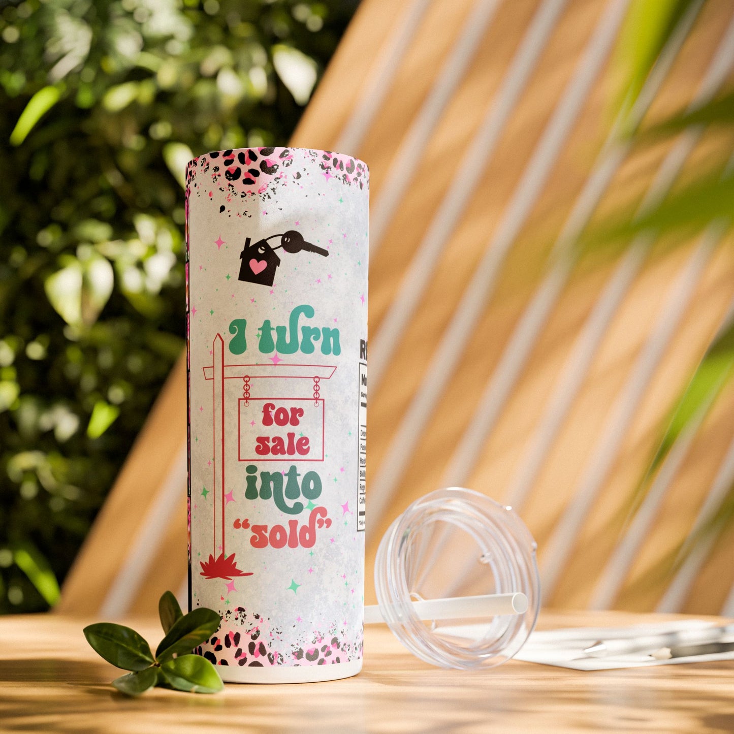 I Turn For Sale Into Sold Tumbler – 20oz Tumbler Funny Realtor Gift